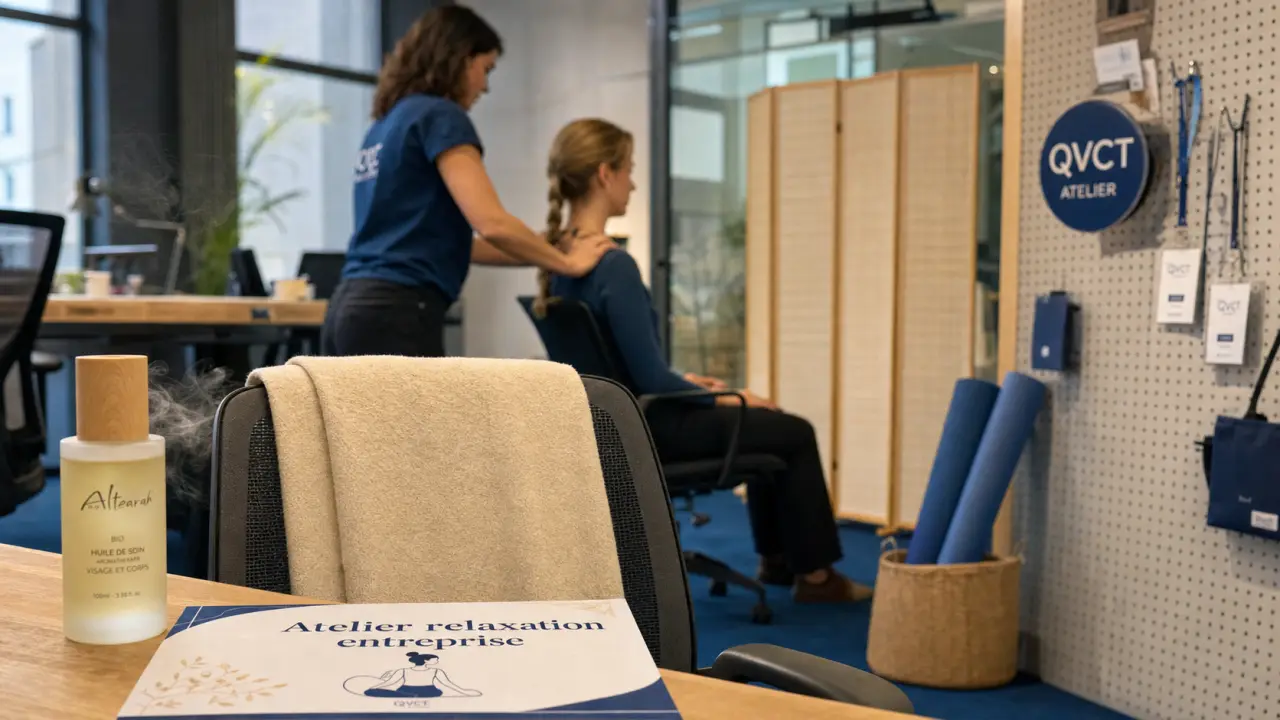Atelier relaxation en entreprise lyon pour le bien-être des salariés QVCT