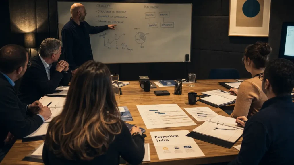 Formation professionnelle intra entreprise : adapter le contenu, les dates et le lieu à vos équipes