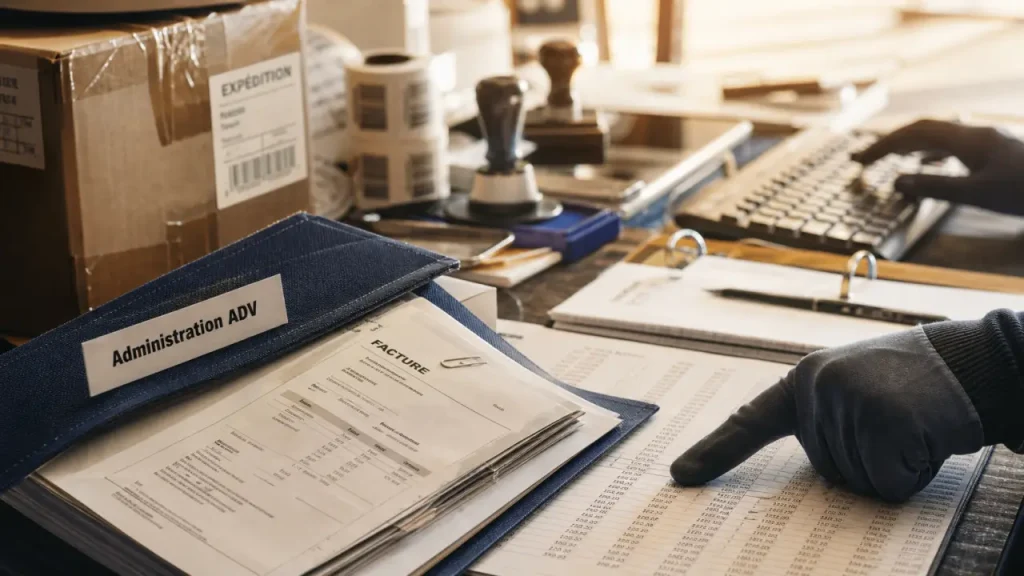 Assistante adv c est quoi : commandes, factures et litiges en administration ADV