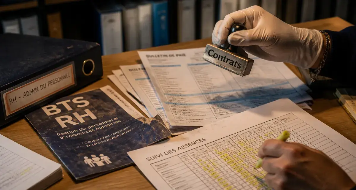 bts pour ressources humaines, contrats et feuilles de paie
