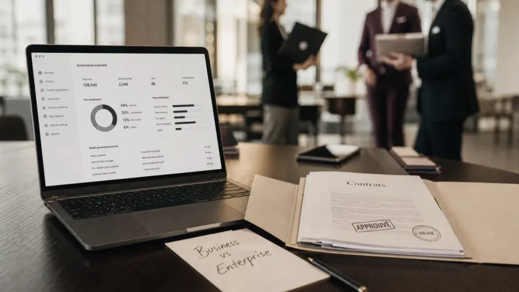 Dropbox entreprise : Business ou Enterprise, stockage et sécurité