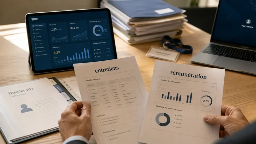 Focus ressources humaines : dossier RH et SIRH pour gestion talents et performance durable