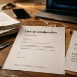 Lien de collaboration et risque de requalification en contrat de travail