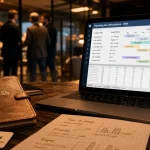 Logiciel de gestion de projet et d'équipes pour ESN : planning staffing et marge sur ordinateur