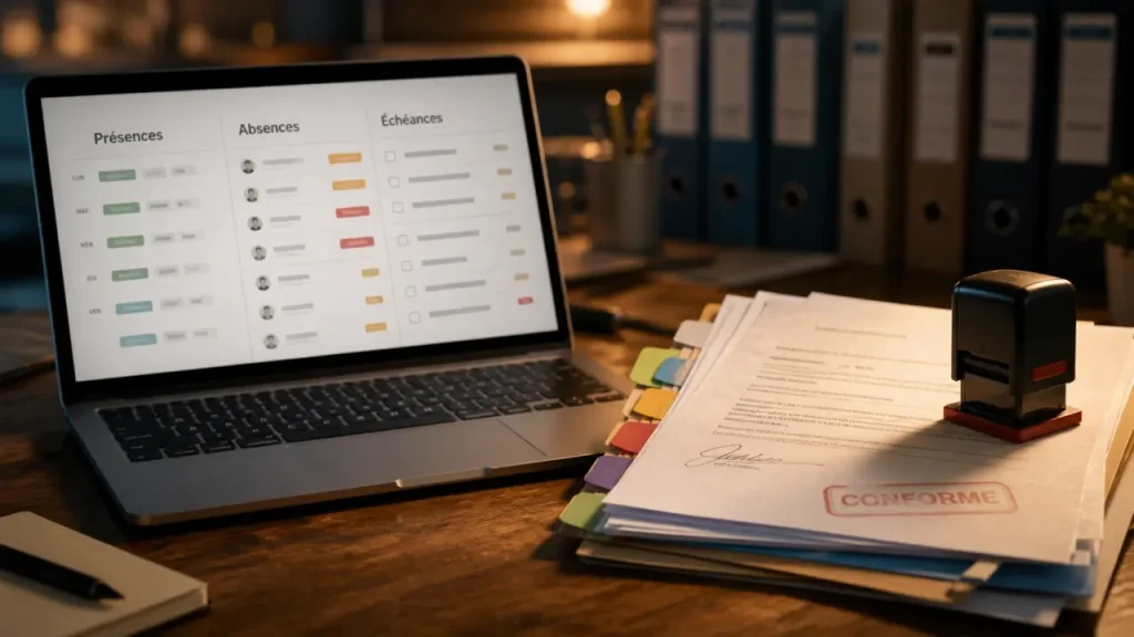 Logiciel RH ESSMS pour plannings, paie et conformité