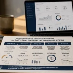 Infographie smart ressources humaines SMART, 5 critères et KPI RH
