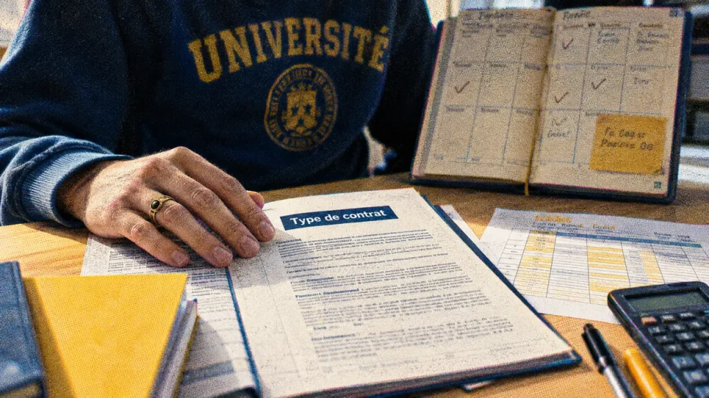Contrat de travail étudiant : vérifiez horaires et salaire