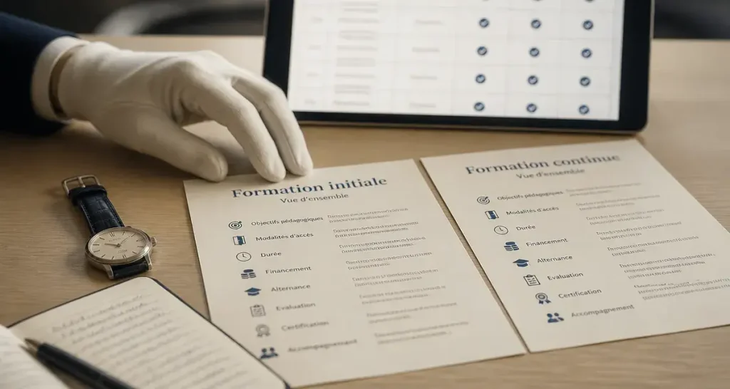 Différence entre formation initial et continue : documents et droits à identifier