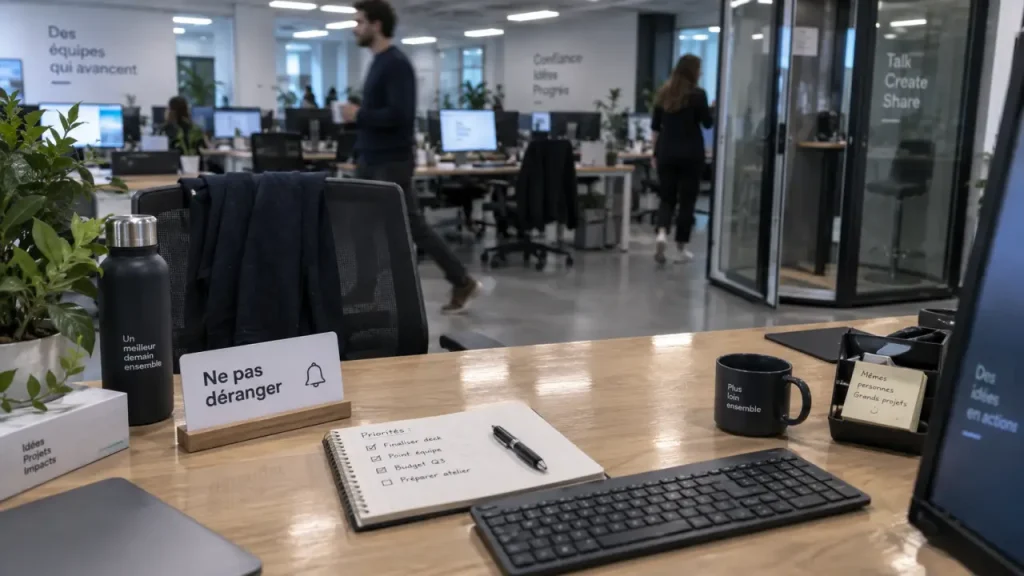 Travailler dans un open space : collaborer sans sacrifier sa concentration