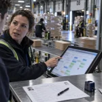Photo Chronopost recrutement : recrutement interne en entrepôt logistique
