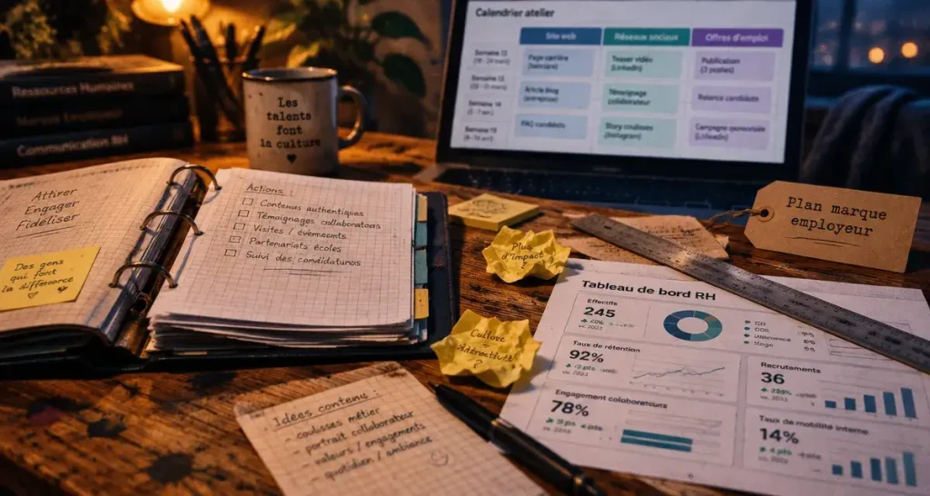 Plan d'action marque employeur : aligner RH, managers et candidats
