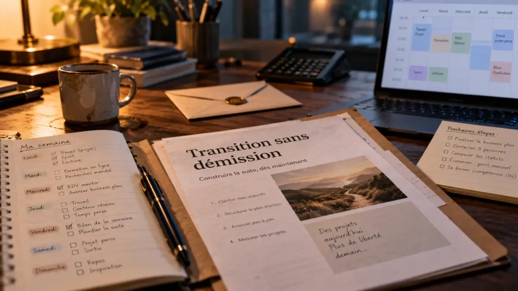 Reconversion professionnelle quand on est en cdi : planifier sa formation sans démission