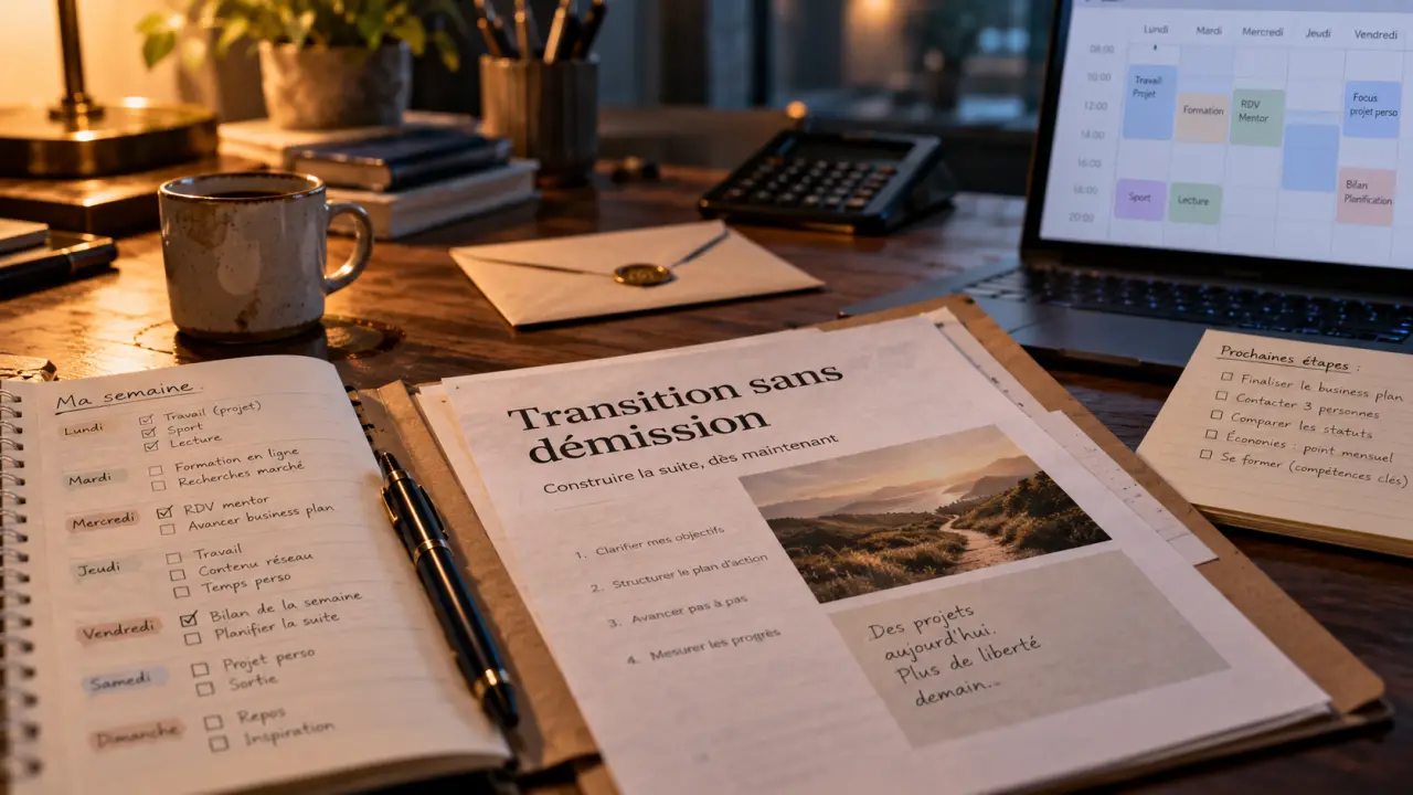 Reconversion professionnelle quand on est en cdi : planifier sa formation sans démission